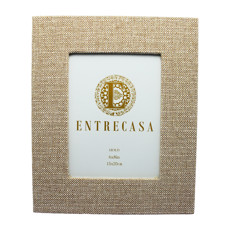 Imagem de PORTA RETRATO RETANGULAR DECORATIVO DE MDF BEGE 15X20CM - ENTRECASA - Inverno Verao Comercio De Modas E Decoracao Eireli