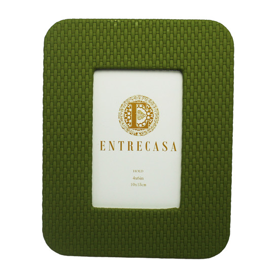 Imagem PORTA RETRATO DECORATIVO DE MDF VERDE 10X15CM - ENTRECASA