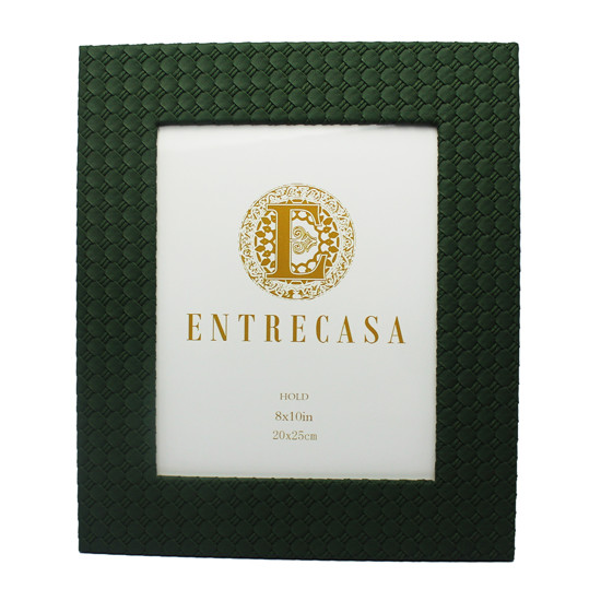 Imagem PORTA RETRATO RETANGULAR DECORATIVO DE MDF MARROM 20X25CM - ENTRECASA
