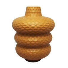 Imagem de VASO DE CERÂMICA TERRACOTA DECORATIVO 26X18X18CM - ENTRECASA - Inverno Verao Comercio De Modas E Decoracao Eireli