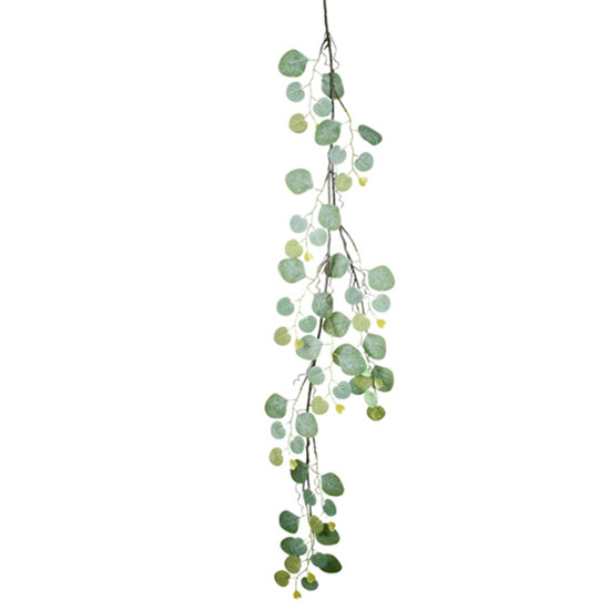 Imagem PENDENTE DECORATIVO DE EUCALIPTO VERDE DE PLÁSTICO MOLDÁVEL 120X7X7CM - GRILLO