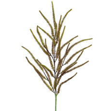 Imagem de HASTE DECORATIVA DE CATTAIL MARROM DE PLÁSTICO MOLDÁVEL 75X15X15CM - GRILLO - Grillo Ltda