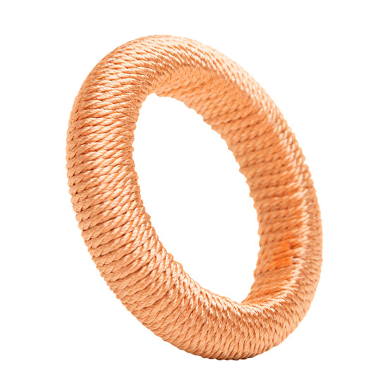 Imagem CONJUNTO 4 ANÉIS PARA GUARDANAPO TRESSÊ DOURADO PLÁSTICO 1,5X5,5X5,5CM - LYOR