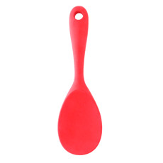 Imagem de COLHER DE ARROZ DE SILICONE VERMELHA 22,5CM X 6,5CM - LYOR - Coliseu Presentes Ltda