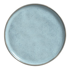 Imagem de PRATO RASO PARA SOBREMESA BIO AZUL BREEZE DE CERÂMICA 21,5CM - PORTO BRASIL - Porto Brasil Ceramica Ltda