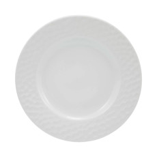Imagem de PRATO ÁRTICO PARA SOBREMESA DE PORCELANA BRANCO 2X21X21CM - SCHMIDT - Schmidt Industria Comercio Importacao E Exportacao Ltda
