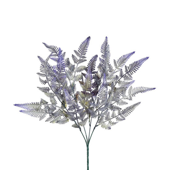 Imagem BUQUÊ DECORATIVO DE SAMAMBAIA SILVESTRE LAVANDA OUTONO DE PLÁSTICO MOLDÁVEL - GRILLO
