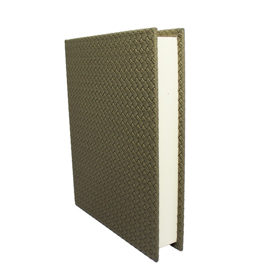 Imagem CAIXA LIVRO DECORATIVA DE MDF TEXTURIZADO CINZA 4X26,5X21CM - ENTRECASA