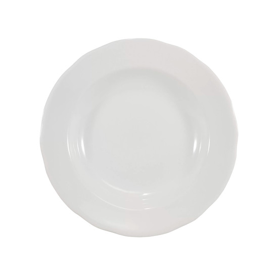 Imagem PRATO FUNDO IZABEL DE PORCELANA BRANCO 4X23X23CM - SCHMIDT