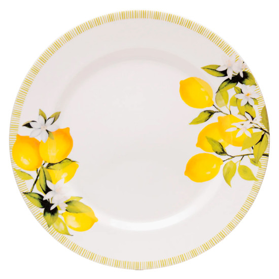 Imagem PRATO RASO SICILIANO 28CM BRANCO DE CERÂMICA - LYOR