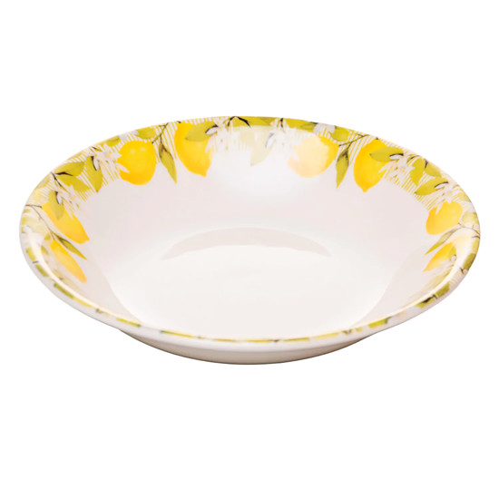 Imagem PRATO FUNDO 21CM SICILIANO BRANCO DE CERÂMICA - LYOR