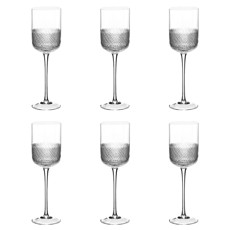 Imagem de JOGO DE 6 TAÇAS DIAMANTE DE CRISTAL PARA ÁGUA 385ML - STRAUSS - Oxford Porcelanas S/A