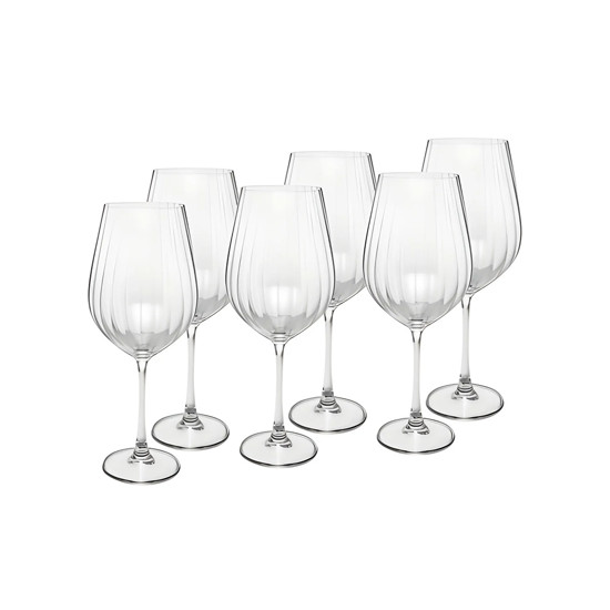 Imagem JOGO DE TAÇA DE ÁGUA DE CRITAL ECOLOGICO 6 UNIDADES DE 650ML - WOLFF 