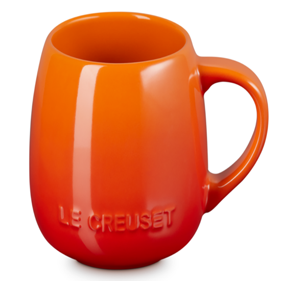 Imagem CANECA 320ML SPHERE LARANJA DE CERÂMICA 8,3X11,6X9CM - LE CREUSET