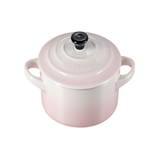Imagem de MINI COCOTTE 250ML SHELL PINK DE CERÂMICA 8X14X11CM - LE CREUSET - Le Creuset Do Brasil 