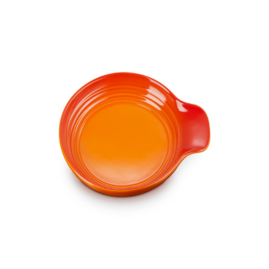 Imagem DESCANSO REDONDO LARANJA PARA COLHER DE CERÂMICA 2,5X15X13CM - LE CREUSET
