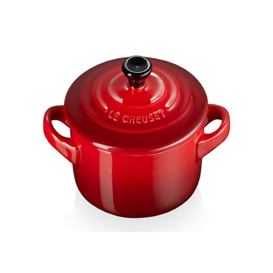 Imagem MINI COCOTTE 250ML VERMELHO EM CERÂMICA 8,1X13,8X10,6CM - LE CREUSET