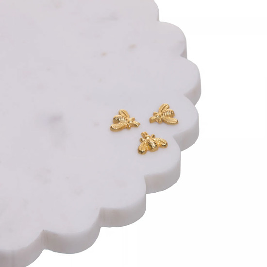 Imagem TÁBUA REDONDA DECORATIVA NEW BEE 25,5CM X 3CM DE MÁRMORE - WOLFF