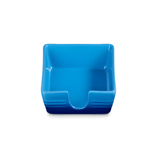 Imagem PORTA GUARDANAPO SIGNATURE AZURE BLUE DE CERÂMICA 5,4X15,3X15,3CM - LE CREUSET