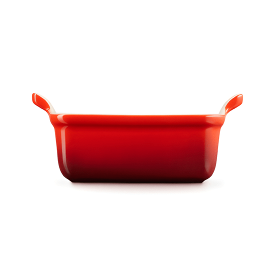 Imagem TRAVESSA RETANGULAR HERITAGE EM CERÂMICA VERMELHA 8,3X32X20,4CM - LE CREUSET
