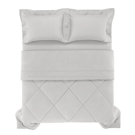 Imagem EDREDOM QUEEN 300 FIOS 100% ALGODÃO EGÍPCIO GRASSO MARMO - TRUSSARDI