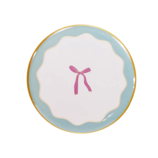 Imagem PRATO LAÇO DECORATIVO DE MELAMINA 25CM - CROMUS