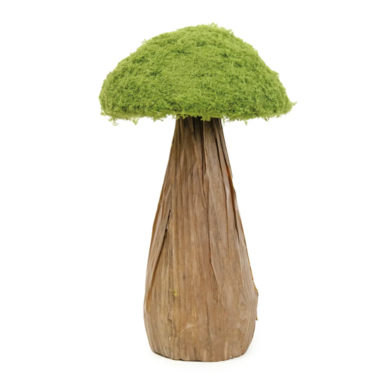 Imagem COGUMELO DECORATIVO COM GRAMA VERDE 33X18,5X18,5CM - CROMUS