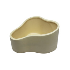 Imagem de VASO FLOREIRA DECORATIVO DE CERÂMICA BEGE FOSCO 12X20X18CM - CERÂMICA MAZZOTTI - Ceramica Artistica Mazzotti Ltda