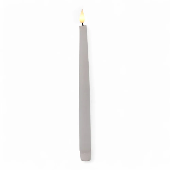 Imagem VELAS DE PARAFINA BRANCO DE LED COR QUENTE COM 2 UNIDADES 29X2X2CM - CROMUS