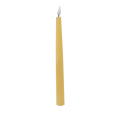 Imagem de VELAS DE PARAFINA AMARELA DE LED COR QUENTE COM 2 UNIDADES 29X2X2CM - CROMUS - Cromus Embalagens Ind E Com Ltda