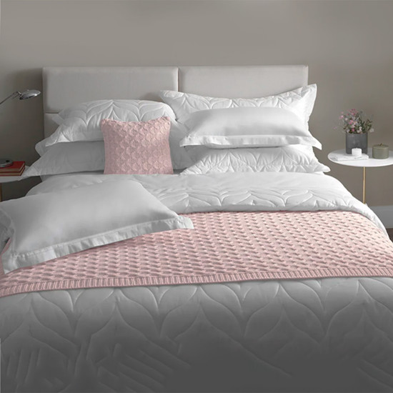 Imagem JOGO DE CAMA KING TRUSSARDI 300 FIOS CETIM ALGODÃO EGÍPCIO GALIENO BRANCO - TRUSSARDI