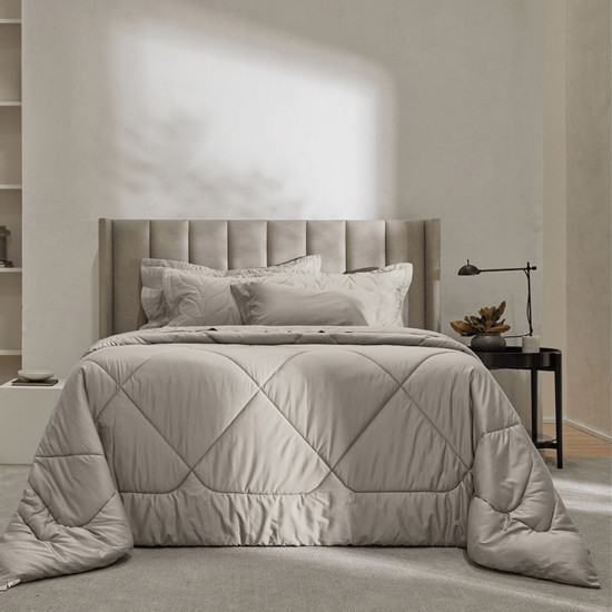 Imagem EDREDOM QUEEN 300 FIOS 100% ALGODÃO EGÍPCIO GRASSO MARMO - TRUSSARDI