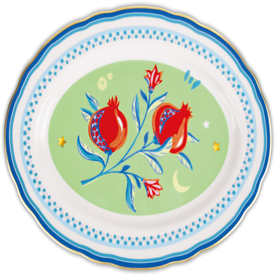 Imagem TRAVESSA OVAL ROMÃ DE PORCELANA MAMMA MIA 34X25CM - BACI MILANO