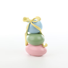 Imagem de PORTA-VELAS OVOS DE PÁSCOA COLORIDO DE RESINA 21X8X9CM - CROMUS - Cromus Embalagens Ind E Com Ltda