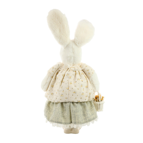 Imagem COELHA DA PÁSCOA DECORATIVA DE POLIÉSTER 50X25X16CM - CROMUS