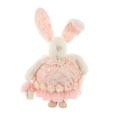 Imagem de COELHA DECORATIVA DE POLIÉSTER 39X26X18CM - CROMUS - Cromus Embalagens Ind E Com Ltda