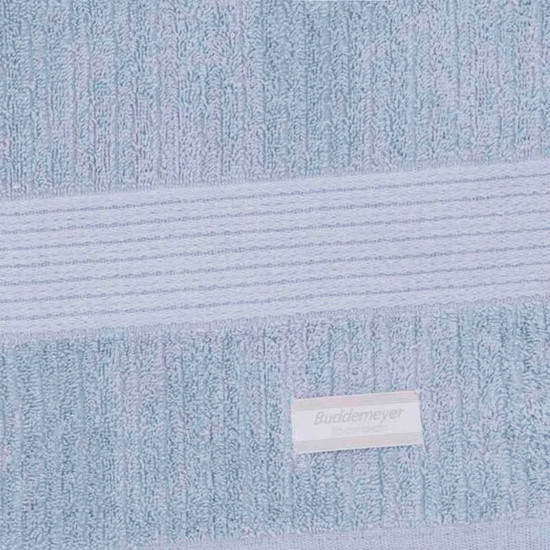 Imagem TOALHA ROSTO FIO PENTEADO CANELADO AZUL ACINZENTADO BUDDEMEYER