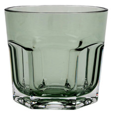 Imagem de COPO ALTO SEXTAVADO EM ACRÍLICO VERDE TRANSPARENTE 14X8X8CM - ENTRECASA - Inverno Verao Comercio De Modas E Decoracao Eireli