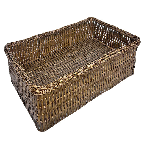 Imagem BANDEJA CARAMELO FLUTUANTE RETANGULAR EM FIBRA SINTÉTICA 15X67X42CM - ENTRECASA