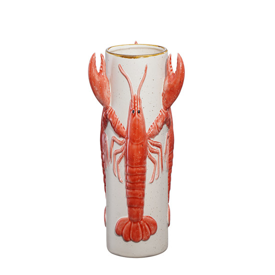 Imagem VASO LOBSTER DECORATIVO DE CERÂMICA 32,5X22X22CM - TUUT