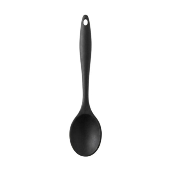 Imagem COLHER DE SILICONE PRETO 26,7X6X2CM 