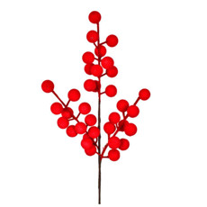 Imagem de HASTE BERRY FLOCADO VERMELHO - Grillo Ltda