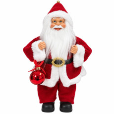 Imagem de PAPAI NOEL EM PE 30CM VERMELHO - Grillo Ltda